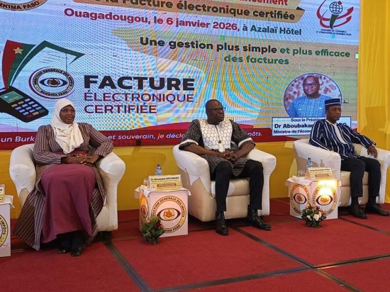 🔴&nbsp;Burkina Faso : la Facture électronique certifiée officiellement lancée pour une meilleure traçabilité et une gestion moderne des&nbsp;factures